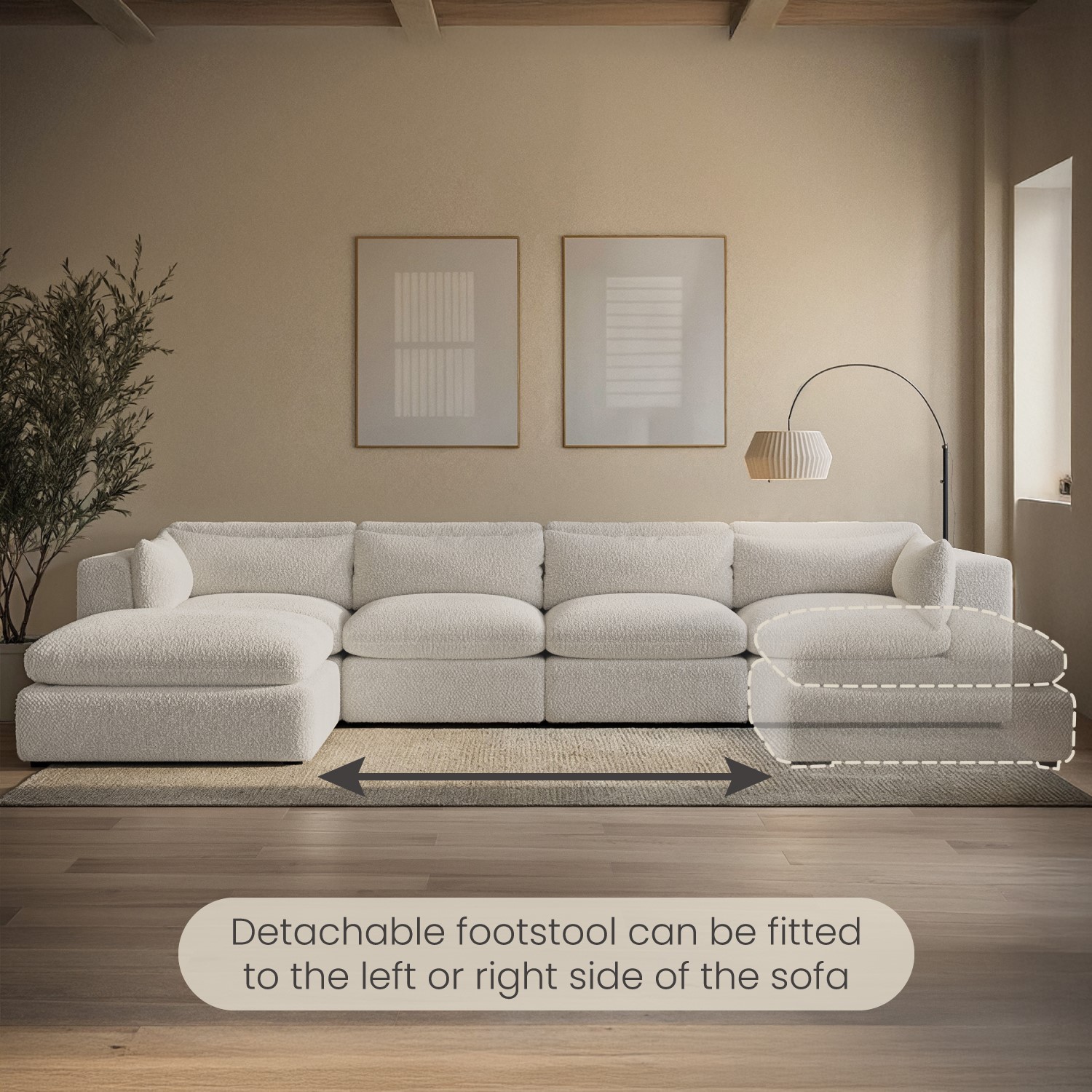 Moveable Sofa Chaise